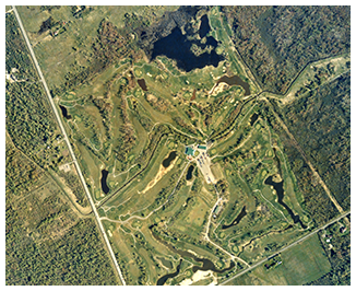 Aerial View of Golf Course